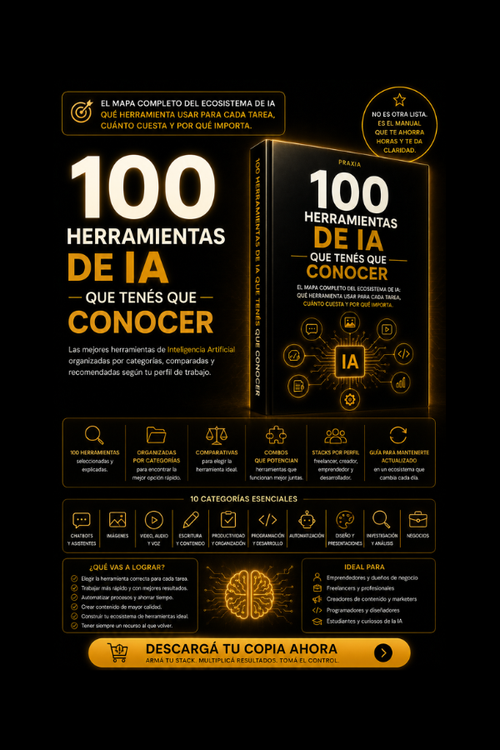 Las 100 Herramientas de IA que tenés que conocer