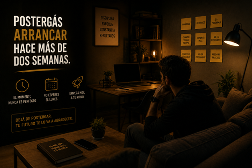 Postergás arrancar hace más de dos semanas