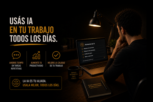 Usás IA en tu trabajo todos los días