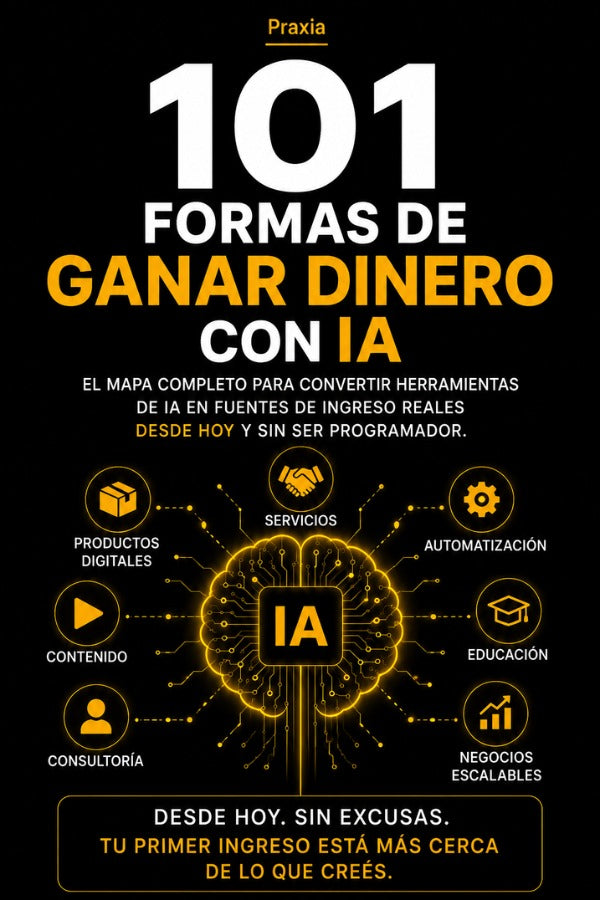 101 Formas de Ganar Dinero con IA